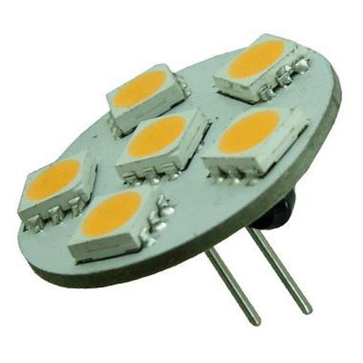 6 LED G4 Rear Pin Bulb Cool White - image 2