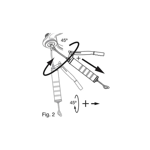 Laser High Pressure Grease Gun 500cc - make lubrication a breeze Nova - UK Camping And Leisure