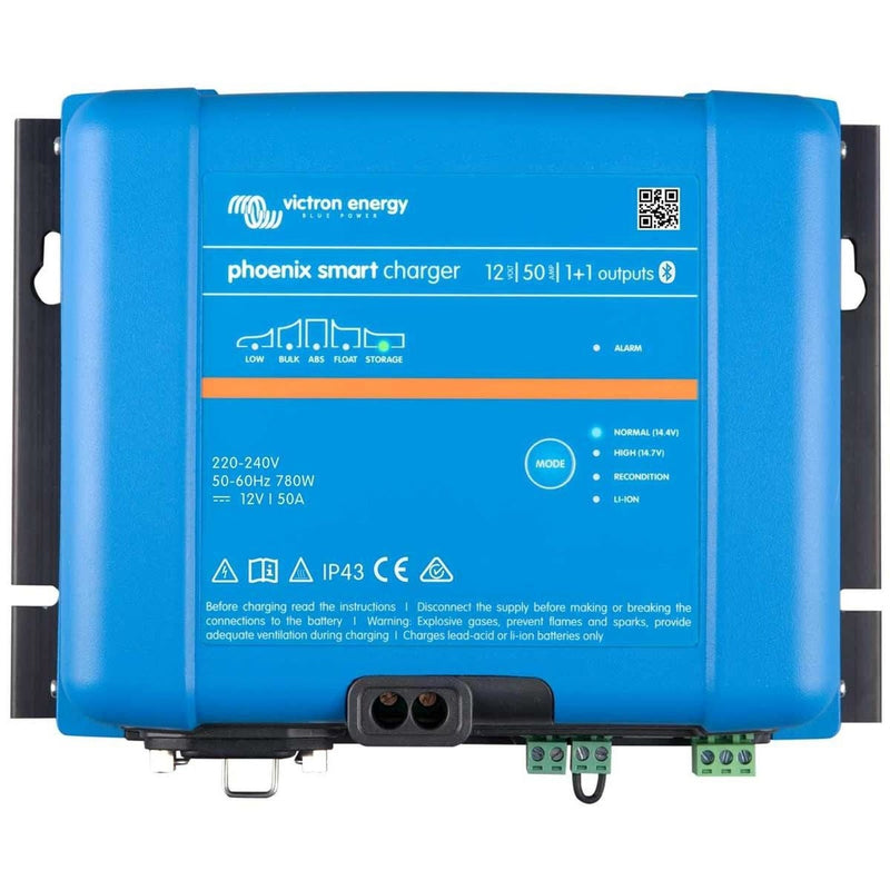Victron Phoenix Smart IP43 Charger 1+1 (12V / 50A / 230V) Victron - UK Camping And Leisure