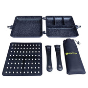 Ridgemonkey Cooking Pan Connect Combi & Steamer XXL Granite Fishing Camping RidgeMonkey - UK Camping And Leisure