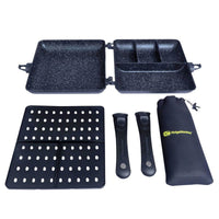 Ridgemonkey Cooking Pan Connect Combi & Steamer XXL Granite Fishing Camping