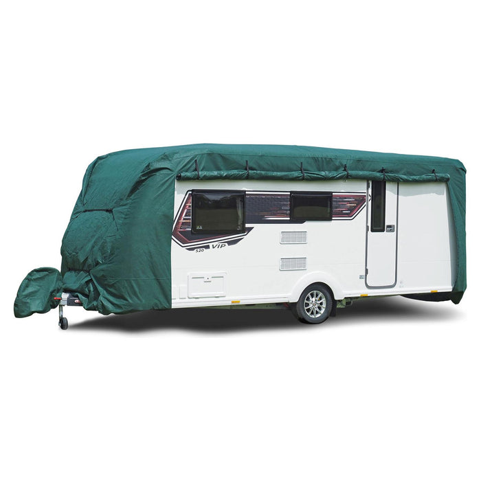 Caravan cover max (small , 360 - 420 cm) green 4342G8 Quest - UK Camping And Leisure