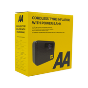 AA Cordless Rechargeable Tyre Inflator with Power Bank & LED Light - View 2