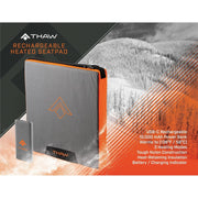 Rechargeable Heated Seat Pad (with battery) THA-BOD-0015-G UK Camping And Leisure - UK Camping And Leisure
