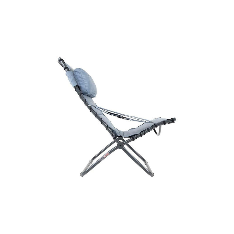 Crespo Lounger AP/262 Tex Comfort Blue Crespo - UK Camping And Leisure