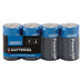Draper PowerUP Ultra Alkaline C Batteries (Pack of 4) 03977 Draper - UK Camping And Leisure