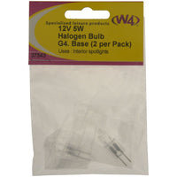 W4 G4 Halogen Bulb 5W 12V (2) 37543