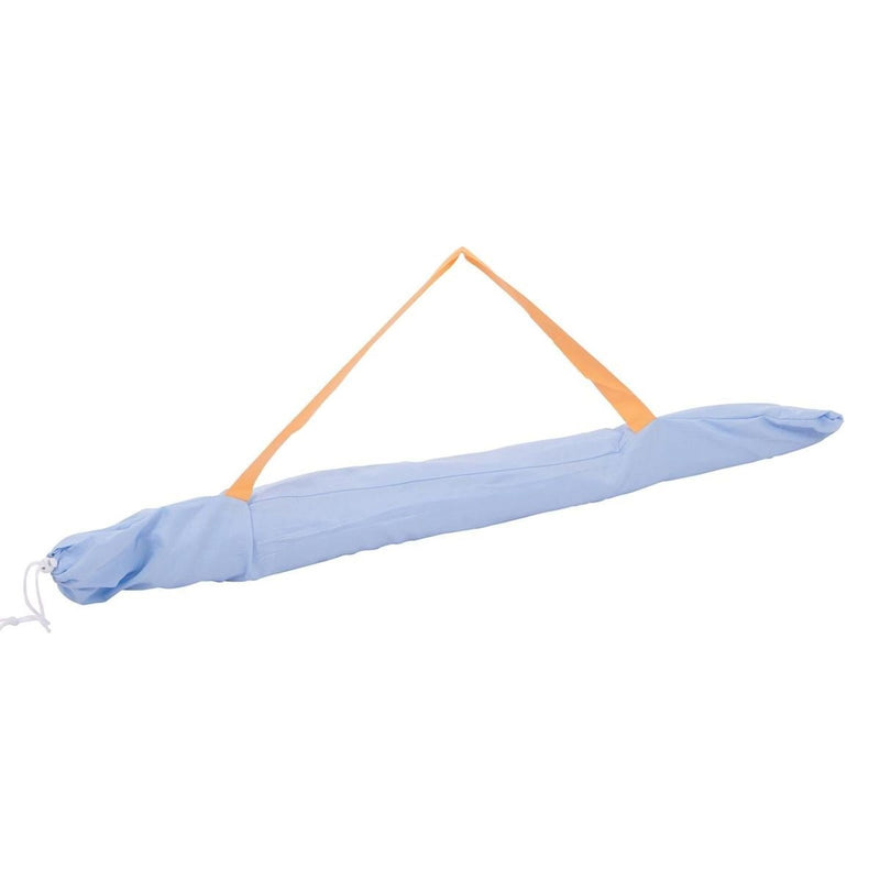 Bo-Camp Pastel Collection Parasol Lautrec Blue Dia 165cm Bo-Camp - UK Camping And Leisure