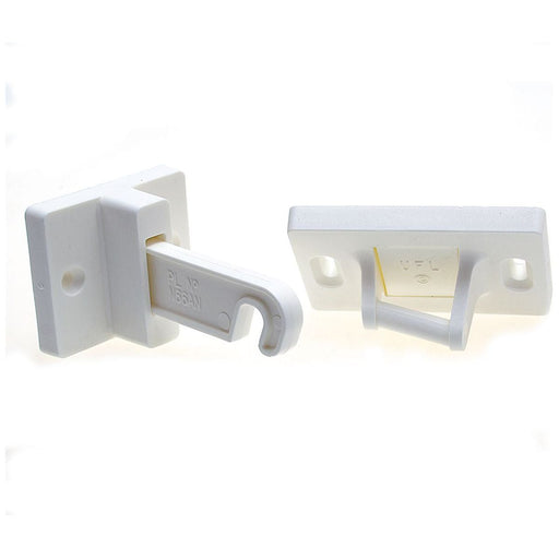 Surecatch Hook Latch Retainer White for Caravan/Motorhomes Nova - UK Camping And Leisure