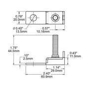 Blue Sea Terminal Fuse Block 1 Stud Blue Sea Systems - UK Camping And Leisure