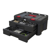 Keter Stack N Roll 2-Drawer Unit Keter - UK Camping And Leisure