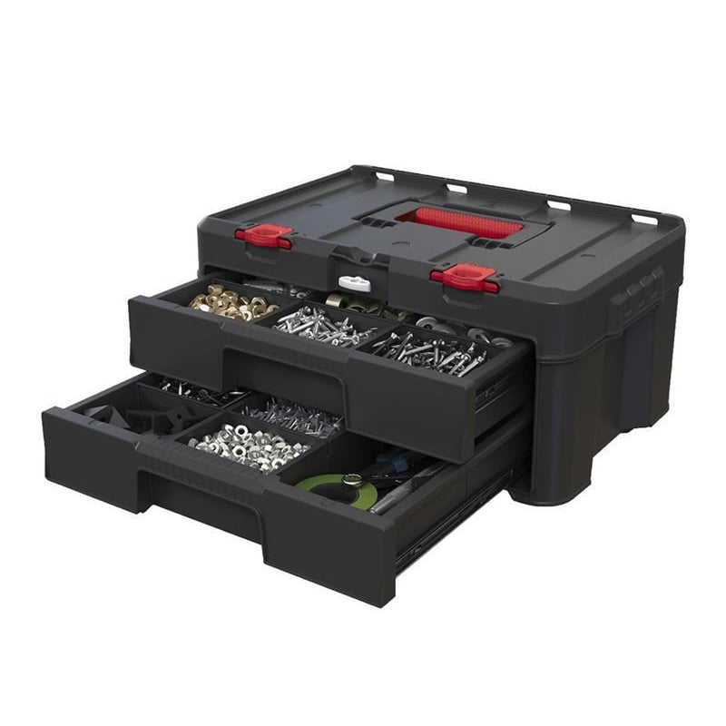 Keter Stack N Roll 2-Drawer Unit Keter - UK Camping And Leisure