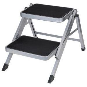 Folding Double Step Steel 04368 UK Camping And Leisure - UK Camping And Leisure