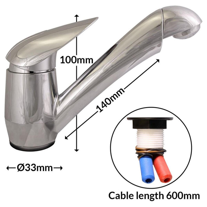 Single Lever Pelican Mixer Tap for Caravan/Motorhome