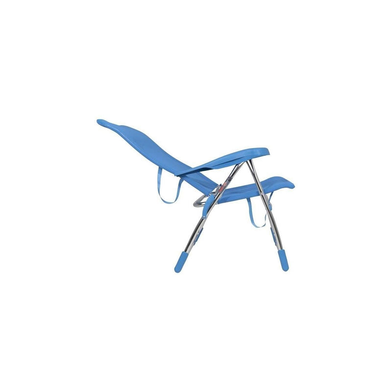 Crespo Beach Chair AL/206 Blue Crespo - UK Camping And Leisure