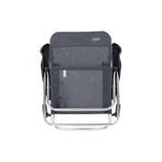 Crespo Beach Chair AL/221 Dark Grey Crespo - UK Camping And Leisure