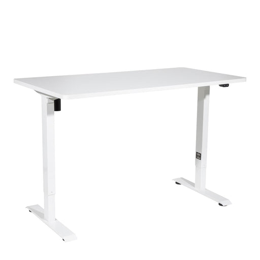 Dellonda Single Motor  Adjustable-Height Electric Sit/Stand Desk - White Desktop Dellonda - UK Camping And Leisure