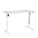 Dellonda Single Motor  Adjustable-Height Electric Sit/Stand Desk - White Desktop Dellonda - UK Camping And Leisure