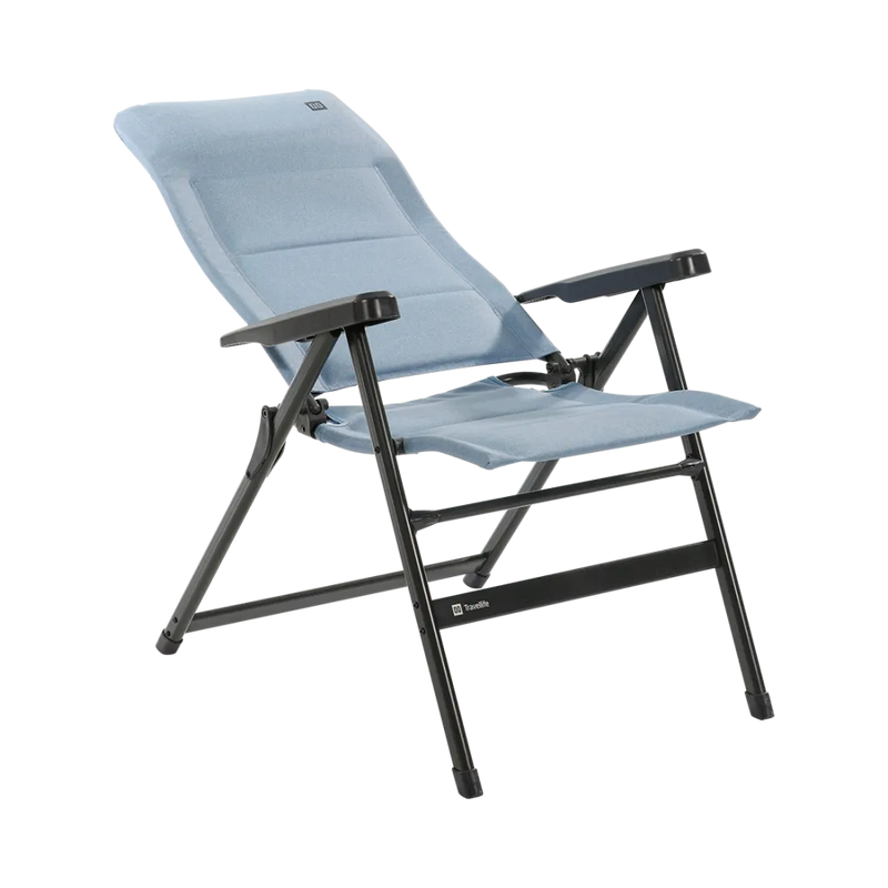 Travellife Lago Recliner Comfort Blue 2129920 | recliners & loungers, breathable, lightweight, garden
