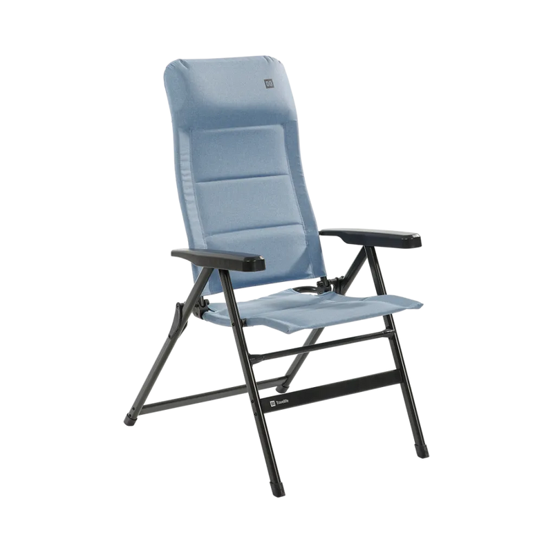 Travellife Lago Recliner Comfort Blue 2129920 | recliners & loungers, breathable, lightweight, garden