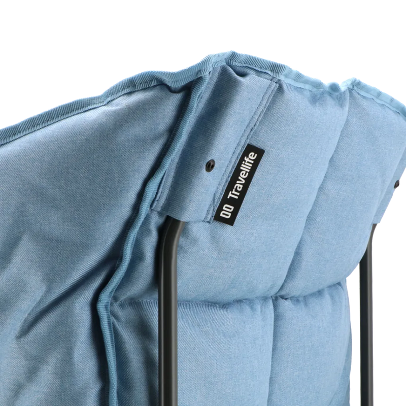 Travellife Lago Chair Cross Blue 2129960 | folding chairs, breathable, lightweight, camping chair
