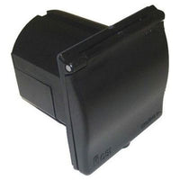 W4 Mains Inlet Square Black 20013B