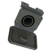 28mm Grey Waste Water Outlet Socket + Flap Connector Caravan Motorhome 81330 PLS - UK Camping And Leisure