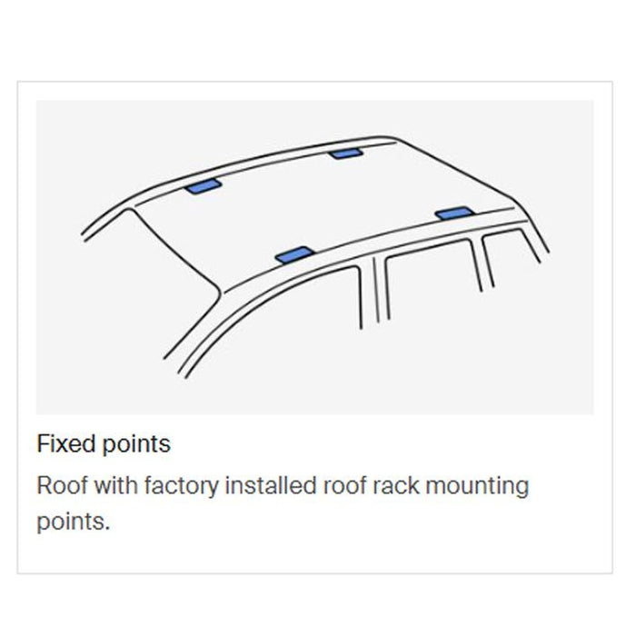Thule ProBar Evo Roof Bars Aluminum fits Renault Trafic 2007-2014 Van 4-dr with Fixed Points Thule - UK Camping And Leisure