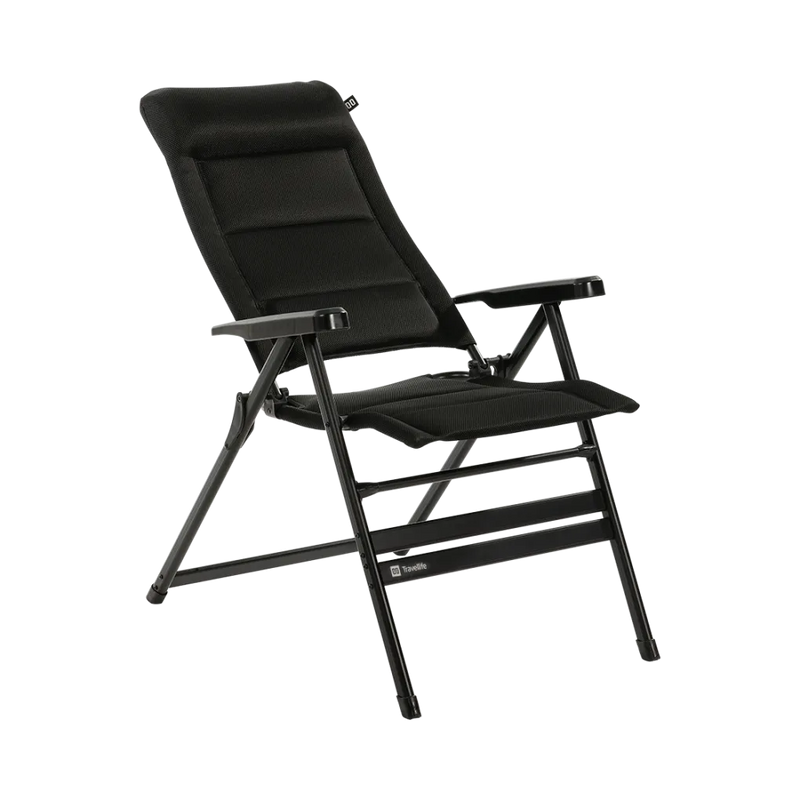Travellife Barletta Recliner Comfort Xl Black 2130060 | recliners & loungers, beach, garden