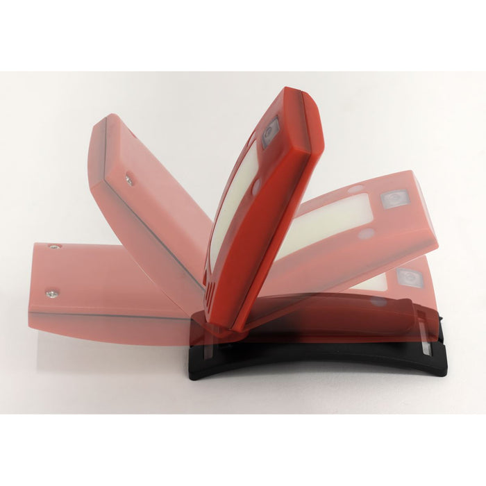 2W COB LED Rechargeable Head Torch Auto Sensor Cycling Front Rear Light Red Sealey - UK Camping And Leisure