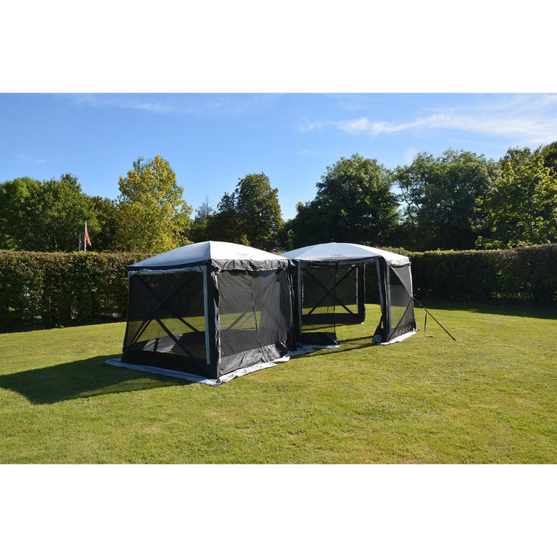 Quest Screen House 4 Pro pop up Gazebo (Grey) Quest Leisure - UK Camping And Leisure