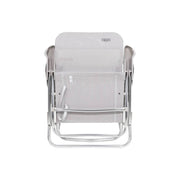 Crespo Beach Chair AL/223 Light Grey Crespo - UK Camping And Leisure