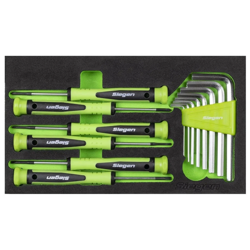 Sealey S01335 Siegen Mini Toolbox 2 Drawer with Tool Kit 111pc
