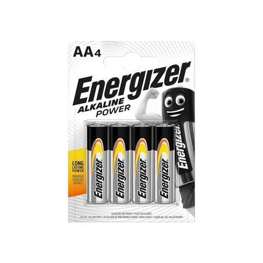 Energizer® AA Cell Alkaline Power Batteries (Pack 4) Energizer® - UK Camping And Leisure