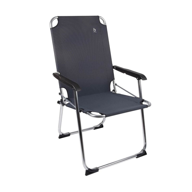 Bo-Camp Chair Copa Rio L Aluminium Graphite Bo-Camp - UK Camping And Leisure