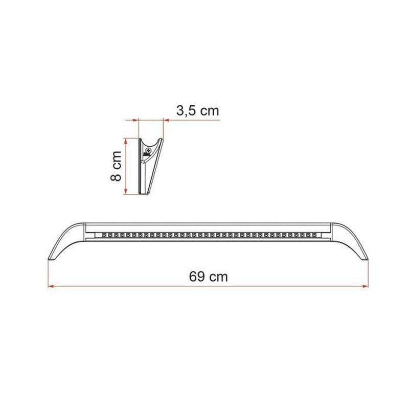 Fiamma Led Awning Gutter Light 12V Cob Led - Image 2 of 2 | UK Camping and Leisure