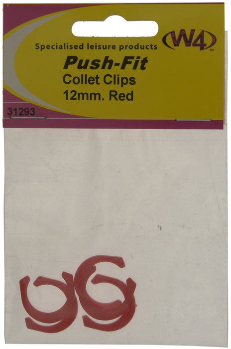 W4 Collet Clip 12Mm Red(5) 31293 W4 - UK Camping And Leisure