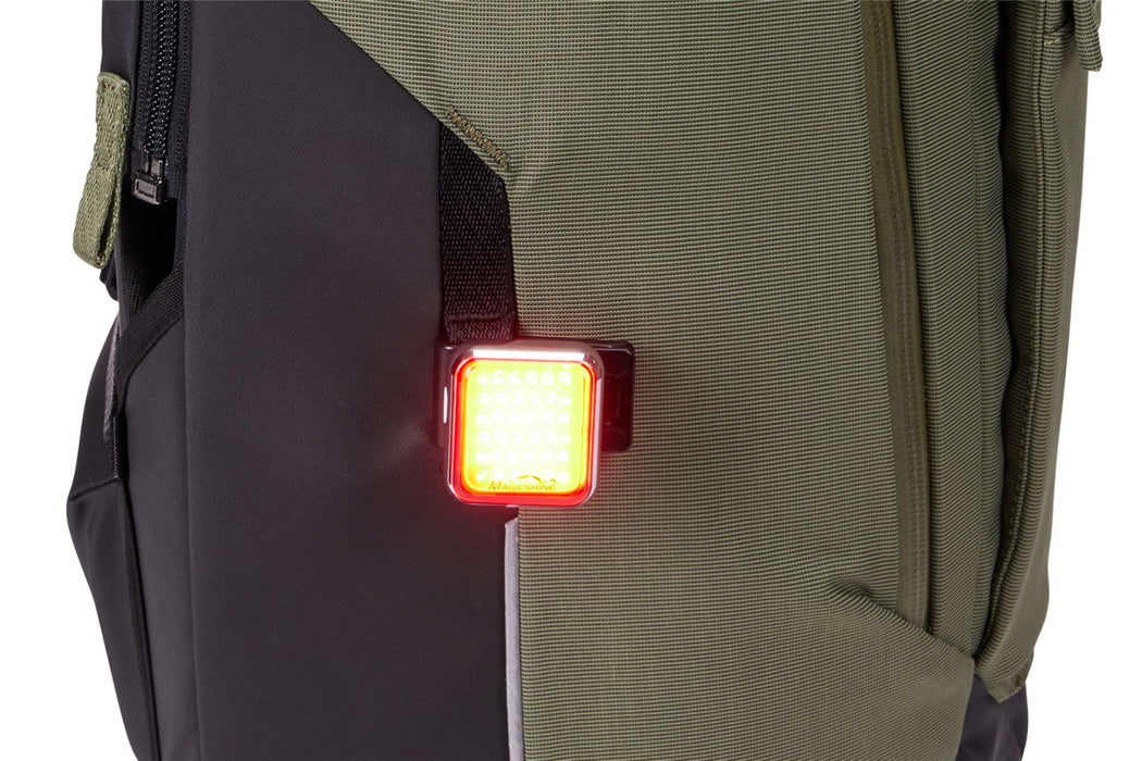 Thule Paramount hybrid bike pannier and backpack 26L green Thule - UK Camping And Leisure