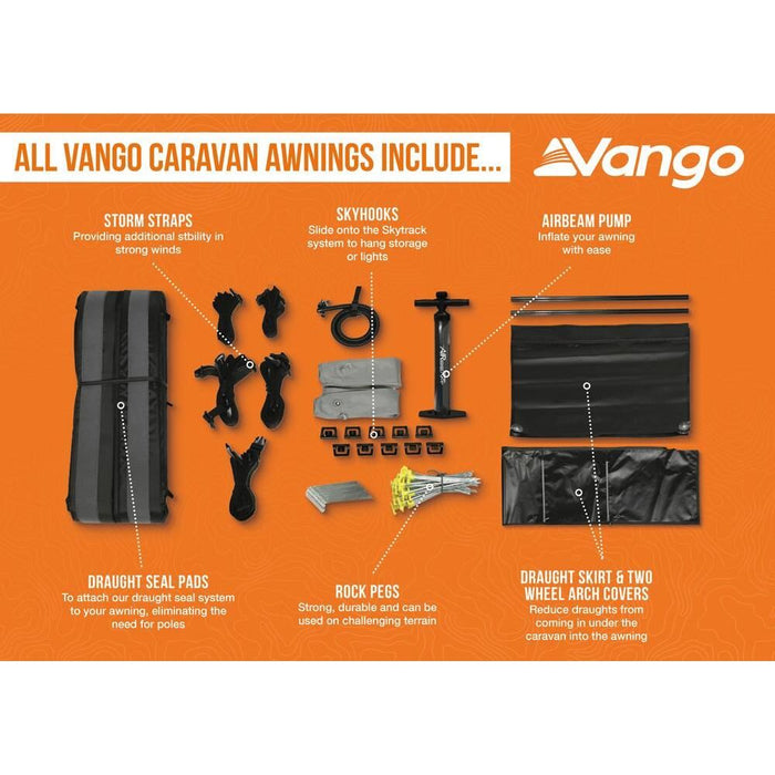 Vango Tuscany Air 400 Elements ProShield Caravan Awning Vango - UK Camping And Leisure