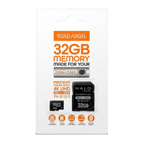 Road Angel RSD32 High Density Standard SD Card 32GB for Halo Dashcams Road Angel - UK Camping And Leisure