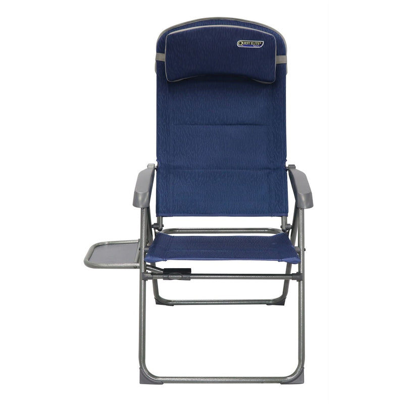 Quest Ragley Pro Recline Camping Caravan Chair with Side Table Quest - UK Camping And Leisure