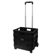 Leisurewize Pack and Go Foldable Shopping Cart/Trolley W/Wheels 38 x 30 x 36 cm - Main Product Image | UK Camping and Leisure