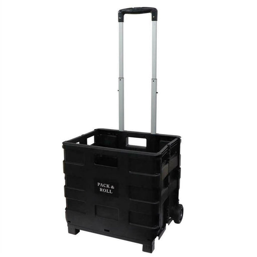 Leisurewize Pack and Go Foldable Shopping Cart/Trolley W/Wheels 38 x 30 x 36 cm - Main Product Image | UK Camping and Leisure