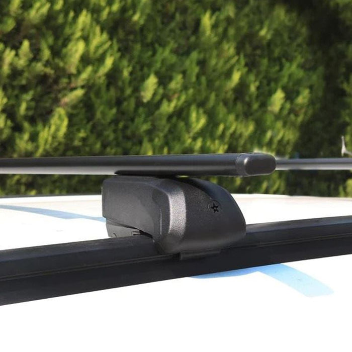Roof Bars Rack Black Locking fits Hyundai Palisade 2020- Summit - UK Camping And Leisure