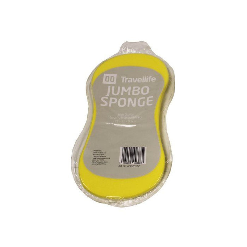 Travellife Jumbo Wash Sponge - Main Product Image | UK Camping and Leisure