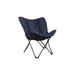 Bo-Camp Industrial Collection Butterfly Chair Himrod L Blue Bo-Camp - UK Camping And Leisure