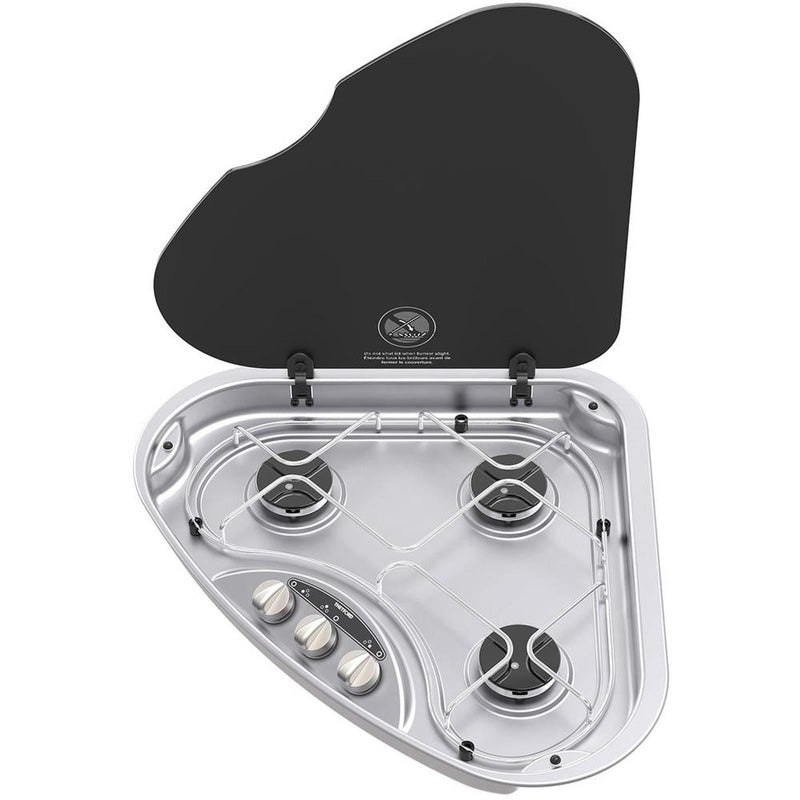 Thetford Series 330 Triangle Hob with Lid Shut Off R/H Thetford - UK Camping And Leisure