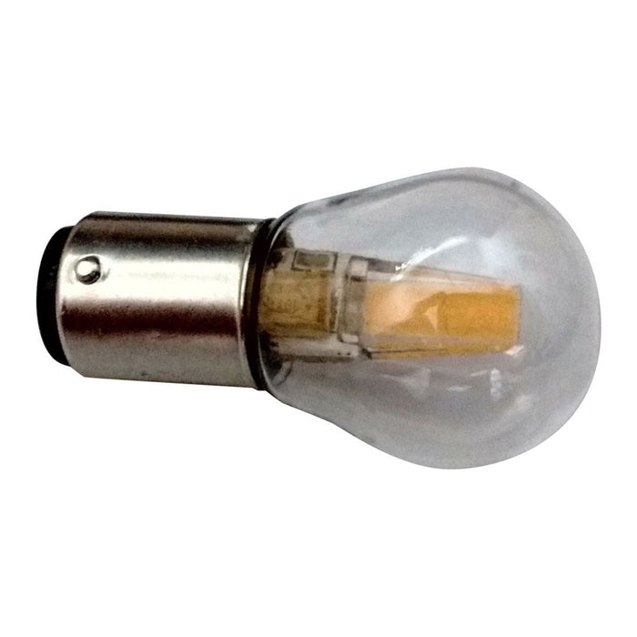 Cob LED BA15S Bayonet Bulb Warm White Aten Lighting - UK Camping And Leisure