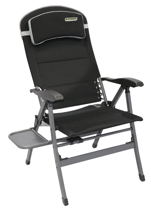 Quest Vienna Pro Comfort Camping Caravan Chair with Side Table Quest - UK Camping And Leisure
