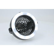 2IN1 12 LED Hanging Camping Ceiling & Desk Fan with Light Tent Lamp Lantern Outdoor UK Camping And Leisure - UK Camping And Leisure
